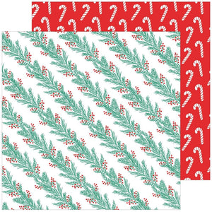 Scrapbooking  Pinkfresh Happy Holidays Double-Sided Cardstock 12"X12" Happy Holidays Paper 12"x12"