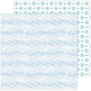 Scrapbooking  Pinkfresh Happy Holidays Double-Sided Cardstock 12"X12" Let It Snow Paper 12"x12"