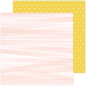 Scrapbooking  PinkFresh Spring Vibes Double-Sided Cardstock 12"X12" - Daydreams Paper 12"x12"