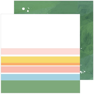 Scrapbooking  PinkFresh Spring Vibes Double-Sided Cardstock 12"X12" - Sunny Days Paper 12"x12"