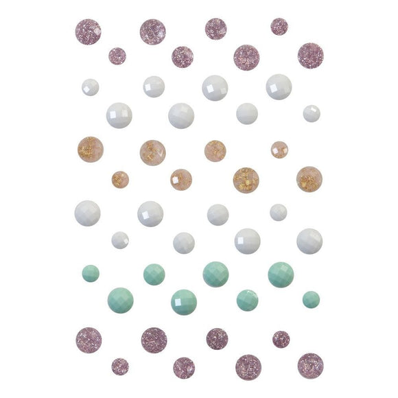 Scrapbooking  Prima Marketing Sugar Cookie Say It In Crystals Assorted Dots 48/Pkg Paper Pad