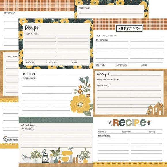 Scrapbooking  Simple Stories Hearth & Home Double-Sided Cardstock 12