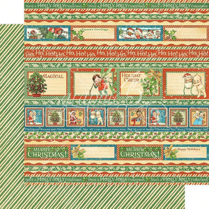 Scrapbooking  Christmas Magic Double-Sided Cardstock 12"X12" - Gifting Gala Paper 12x12
