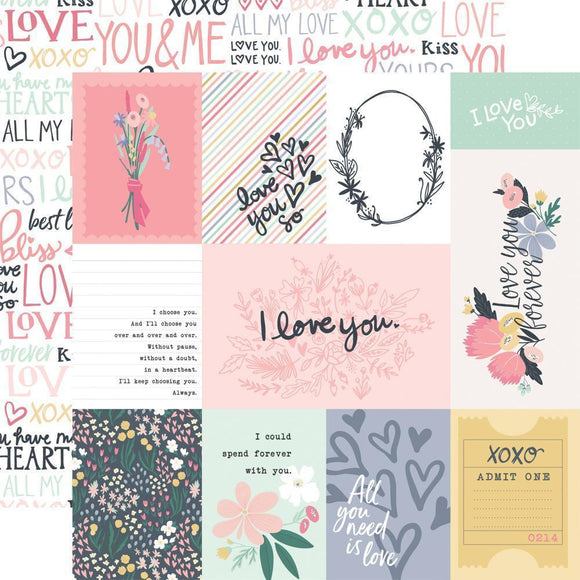 Scrapbooking  You & Me Double-Sided Cardstock 12