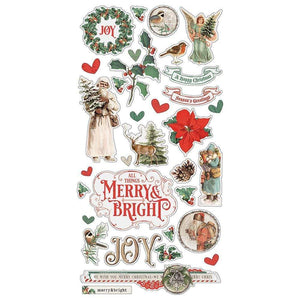 Scrapbooking  Country Christmas 6x12" Chipboards project life