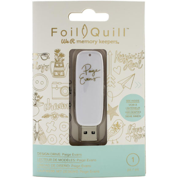 Scrapbooking  We R Memory Keepers Foil Quill USB Artwork Drive - Paige Evans tools
