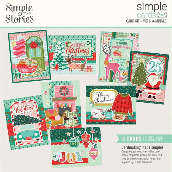 Scrapbooking  Simple Stories Simple Cards Card Kit Mix & A-Mingle cards