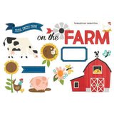 Scrapbooking  Simple Stories Homegrown Simple Pages Page Pieces On The Farm 13pk Ephemera