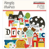 Scrapbooking  Simple Stories Say Cheese At The Park Bits & Pieces Die-Cuts 48/Pk Ephemera