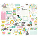 Scrapbooking  Simple Stories Say Cheese Fantasy At The Park Bits & Pieces Die-Cuts 47/Pkg Ephemera