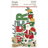 Scrapbooking  Simple Stories Simple Pages Page Pieces Hearth & Holiday 13pk Ephemera