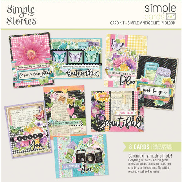 Scrapbooking  Simple Stories Simple Cards Card Kit Simple Vintage Life In Bloom kit
