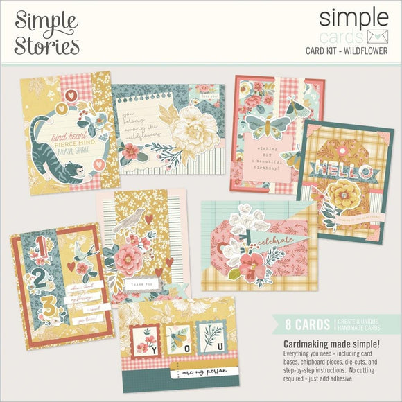 Scrapbooking  Simple Stories Simple Cards Card Kit Wildflower kit
