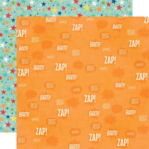Scrapbooking  Cheese Tomorrow At The Park Dbl-Sided Cardstock 12"X12" - Blast Em Paper 12"x12"