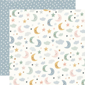 Scrapbooking  Simple Stories Baby Double-Sided Cardstock 12"X12"- Twinkle Twinkle Paper 12"x12"