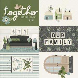 Scrapbooking  The Simple Life Double-Sided Cardstock 12"X12" - 4x6 Elements Paper 12"X12"