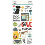 Scrapbooking  Simple Stories Pet Shoppe Dog Foam Stickers 45/Pkg stickers