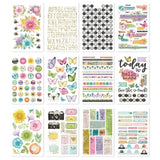 Scrapbooking  Simple Stories Sticker Book 12/Sheets Simple Vintage Life In Bloom, 361/Pkg stickers