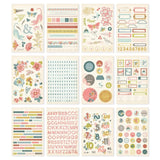 Scrapbooking  Simple Stories Sticker Book 12/Sheets Wildflower, 513/Pkg stickers