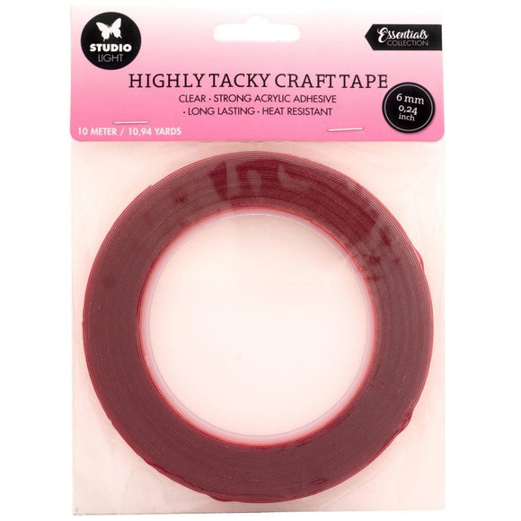 Scrapbooking  Studio Light Double-Sided Tacky Craft Tape 6mmx10m adhesive