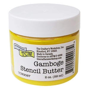 Scrapbooking  The Crafters Workshop Stencil Butter 2oz - Gamboge Mixed Media