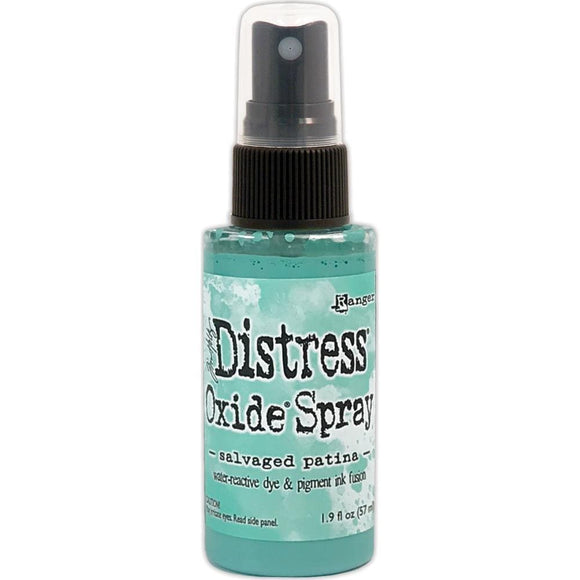 Scrapbooking  Tim Holtz Distress Oxide Spray 1.9fl oz Salvaged Patina Mists and Sprays