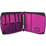 Scrapbooking  Totally Tiffany ScrapRack Create And Carry Craft Binder Black/Pink storage