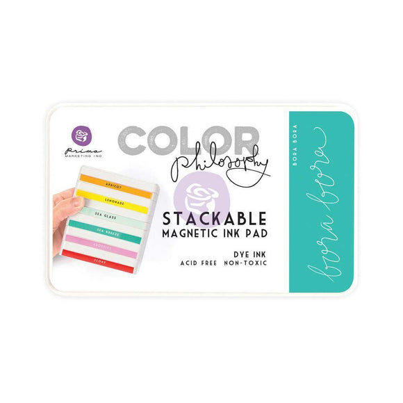 Scrapbooking  Prima Marketing Color Philosophy Dye Ink Pad - Bora Bora Paper Collections 12x12