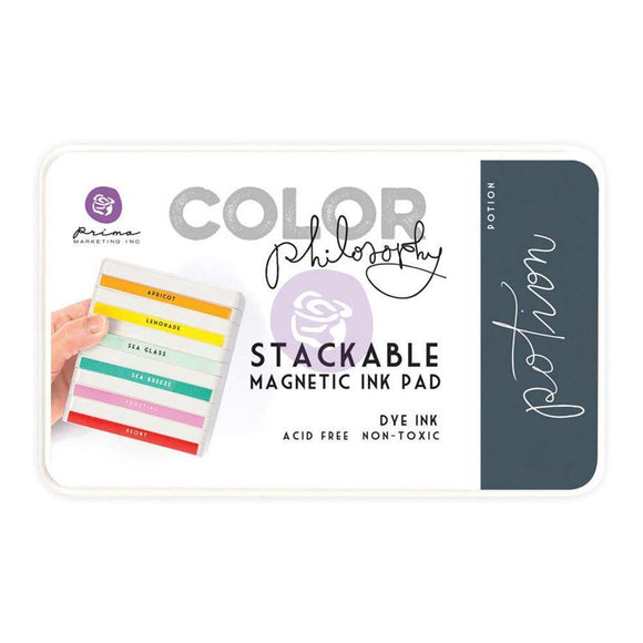 Scrapbooking  Prima Marketing Color Philosophy Dye Ink Pad - Potion Paper Collections 12x12