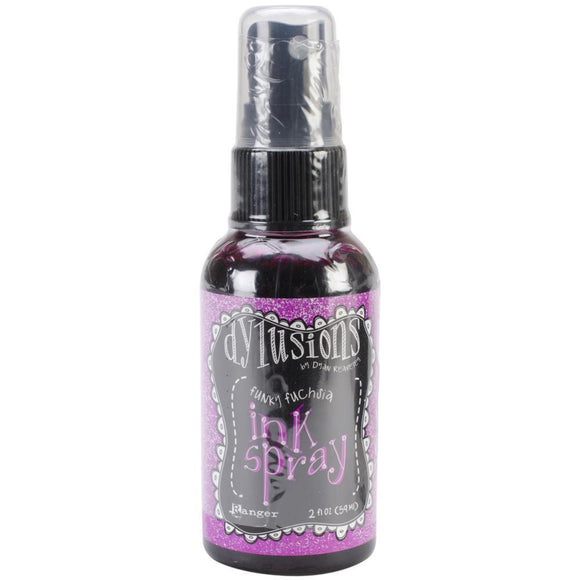 Scrapbooking  Dylusions By Dyan Reaveley Ink Spray 2oz - Funky Fuchsia Paper Collections 12x12