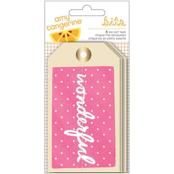 Scrapbooking  Amy Tan Rise & Shine Layered Tags 6/Pkg Paper Collections 12x12