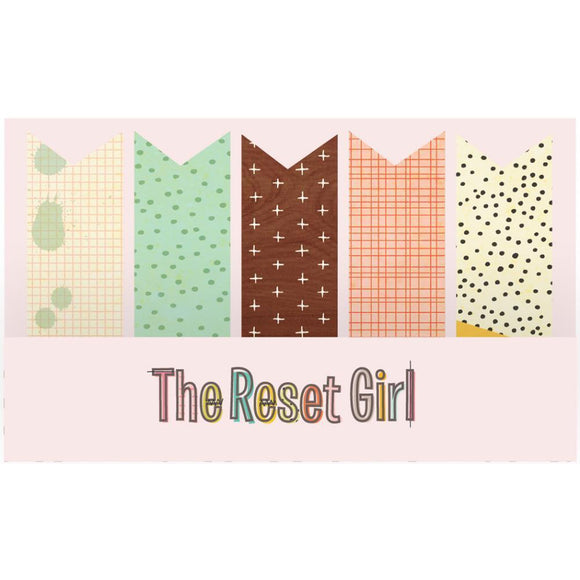 Scrapbooking  Carpe Diem Reset Girl Page Flags Paper Collections 12x12