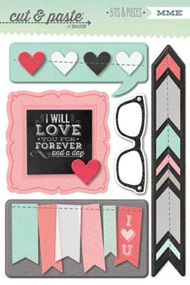 Scrapbooking  Cut and Paste Flair Forever Bits and Pieces Paper Collections 12x12