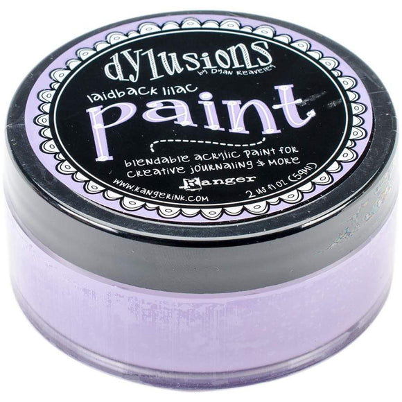 Scrapbooking  Dylusions Blendable Acrylic Paint 2oz - Laidback Lilac Paper Collections 12x12