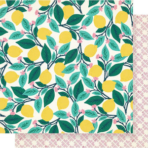 Scrapbooking  Maggie Holmes Flourish Double-Sided Cardstock 12"X12" No:7 Paper Collections 12x12