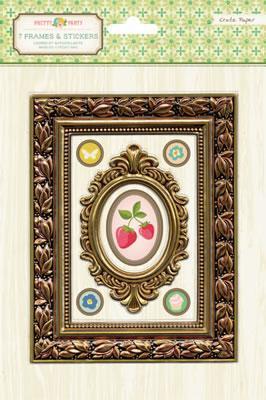 Scrapbooking  Pretty Party Foil Frames Paper Collections 12x12