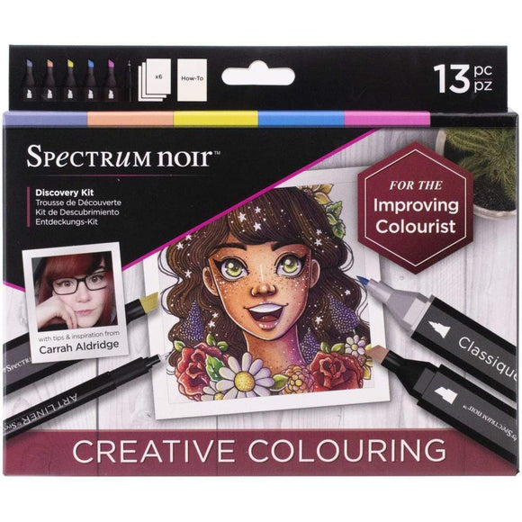 Scrapbooking  Spectrum Noir Discovery Kit  - Creative Colouring Paper Collections 12x12