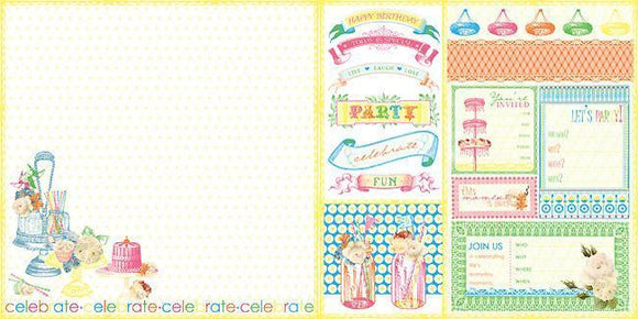 Scrapbooking  Websters Lets Celebrate You're Invited Paper Collections 12x12