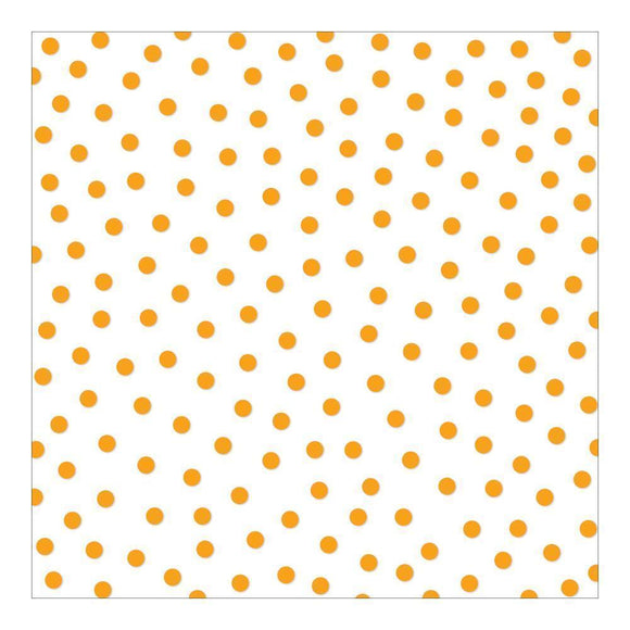 Scrapbooking  Color Chaos Orange Confetti Transperancy 12x12 Paper Collections 12x12