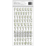 Scrapbooking  Vicki Boutin Sweet Rush Thickers Stickers 148/Pkg Alphas
