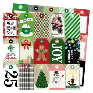 Scrapbooking  Vicki Boutin Evergreen & Holly Dble-Sided Cardstock 12"X12" - Merriest Days Paper 12"x12"