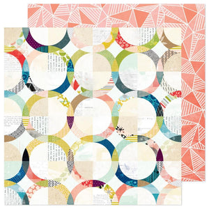 Scrapbooking  Vicki Boutin Print Shop Double-Sided Cardstock 12"X12" - Circle Time Paper 12"x12"