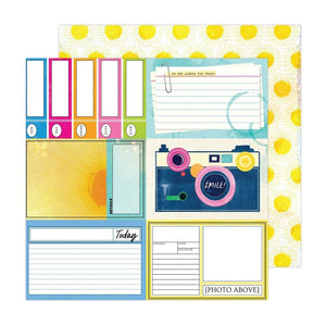 Scrapbooking  Vicki Boutin Sweet Rush Double-Sided Cardstock 12"X12" - On the Agenda Paper 12"x12"