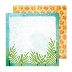Scrapbooking  Vicki Boutin Sweet Rush Double-Sided Cardstock 12"X12" - Under the Palms Paper 12"x12"