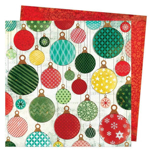 Scrapbooking  Vicki Boutin Warm Wishes Double-Sided Cardstock 12"X12" Deck The Halls Paper 12"x12"