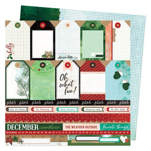 Scrapbooking  Vicki Boutin Warm Wishes Double-Sided Cardstock 12"X12" Oh What Fun Paper 12"x12"