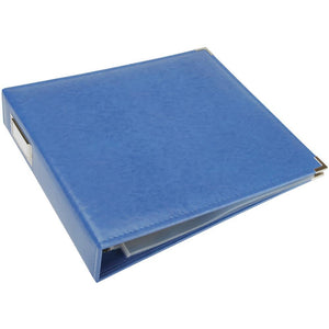 Scrapbooking  We R Classic Leather D-Ring Album 12"X12" Country Blue 12'x12" Albums