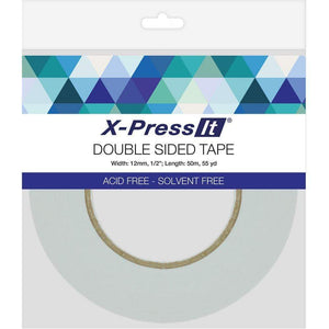 Scrapbooking  X-Press It Double-Sided Tape 12mm .5"X55yd adhesive