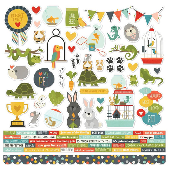Simple Stories Pet Shoppe, Pet Shoppe Dog & Pet Shoppe Cat Collections