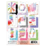 Scrapbooking  49 And Market Collection Pack 6"X8" Spectrum Gardenia Painted Foundations Paper Pad